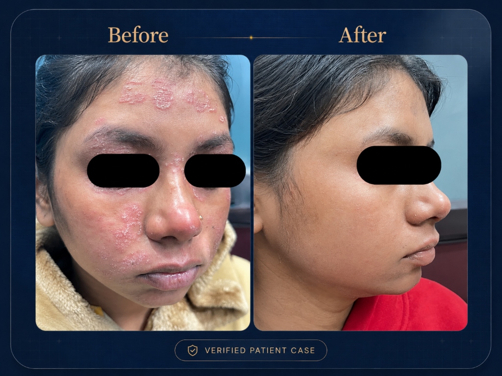 Severe Facial Eczema